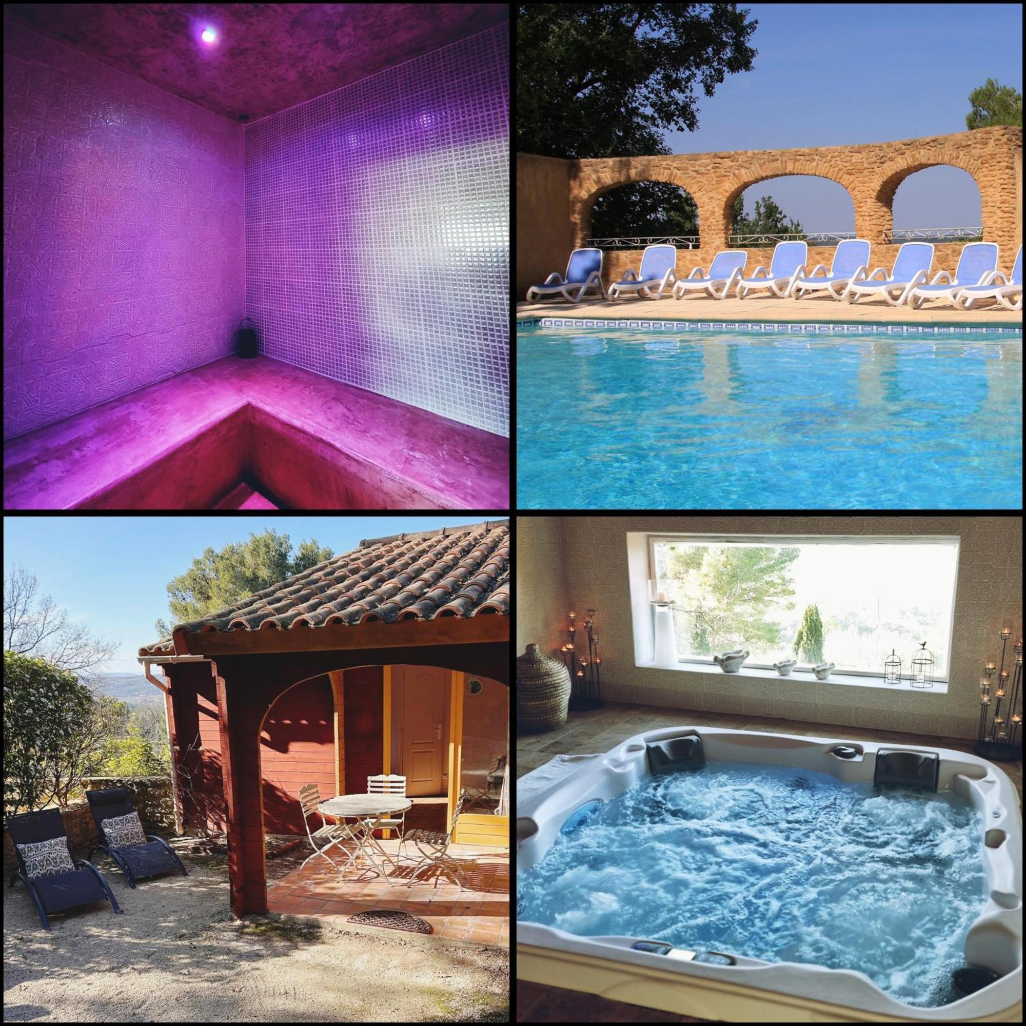 Pousterle De Sabran - Piscine & Hammam Apartman Kültér fotó
